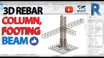 Reinforcement Rebar Footing, Column & Beam in Revit 2021