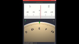 Tune your Guitar with Cleartune app Tutorial screenshot 3