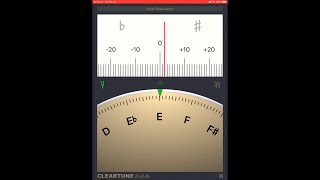 Tune your Guitar with Cleartune app Tutorial screenshot 4