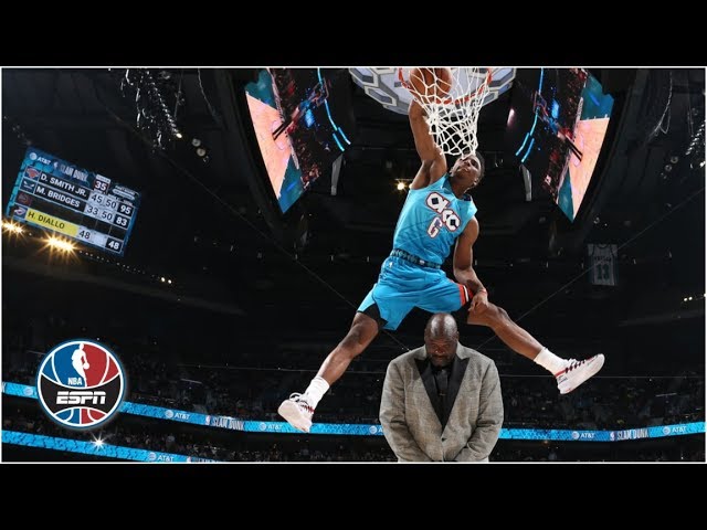 Le dunk de Hamidou Diallo par dessus le Shaq au All-Star Game 2019