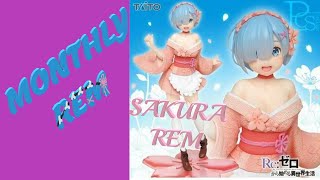 Monthly Rem - Re:Zero Figure - Sakura Rem