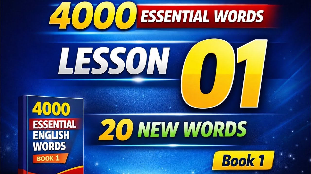درس ۱ | آموزش ۲۰ لغت اول از ۴۰۰۰ لغت ضروری انگلیسی + مثال و داستان #آموزش_زبان_انگلیسی #spokenenglis