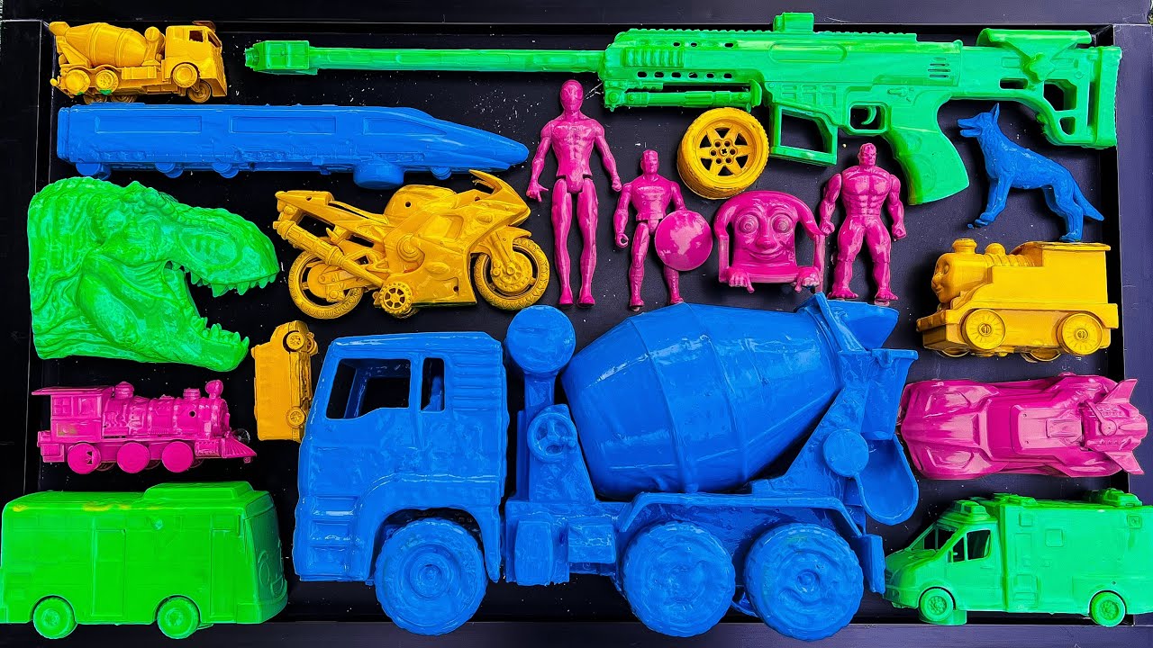 Membersihkan Mainan Mobil-Mobilan, Mobil Balap, AMBULANCE, MOTOR BALAP, TRUK MOLEN, KERETA API