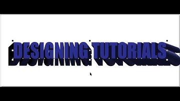 COREL DRAW : How to use Extrude Effect