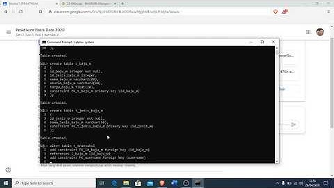 laporan praktikum basis data modul 1