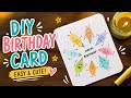 Handmade Birthday Card | Simple DIY Gift Idea #diy #diycrafts #handmade #birthdaycard #birthday