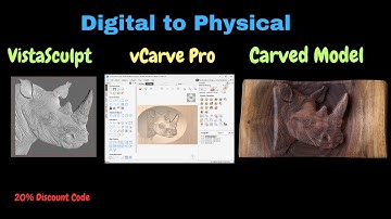 Step-by-Step CNC Carving with Vista Sculpt & Vectric vCarve Pro