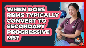 When Does RRMS Typically Convert To Secondary Progressive MS?