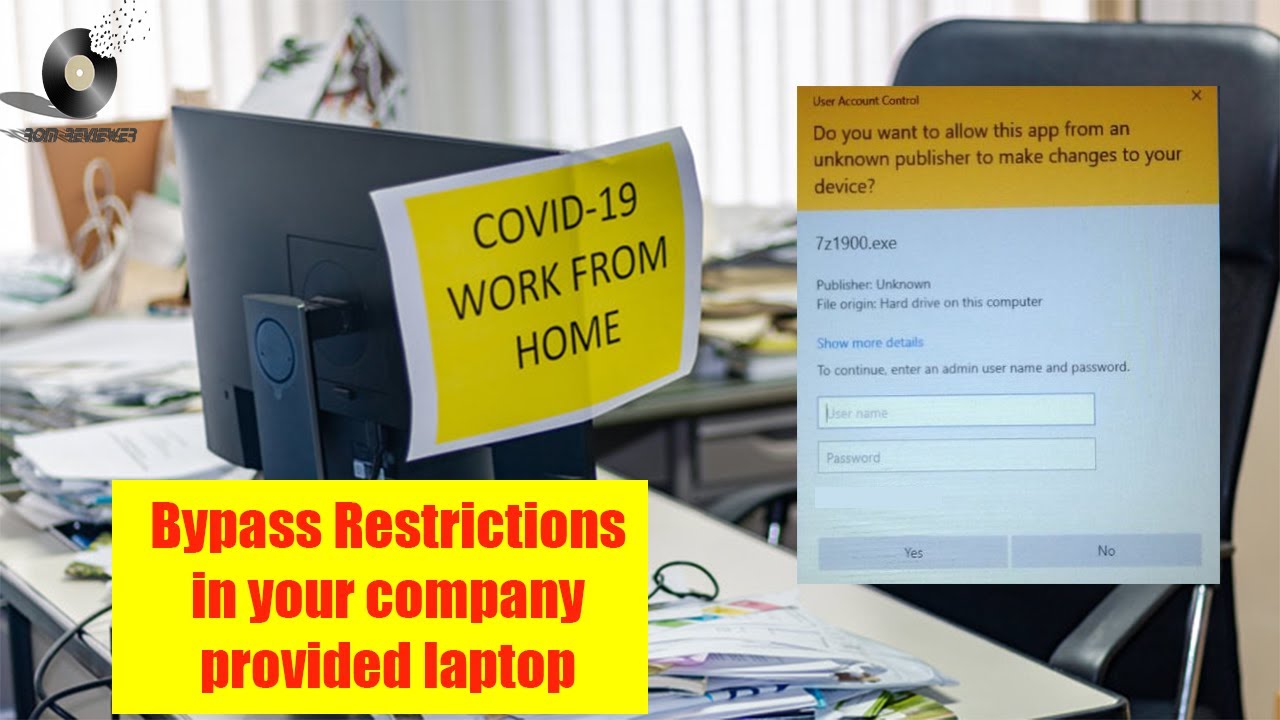 How To Install Software In Company Provided Secured  Or Restricted Laptops !!