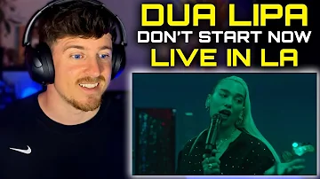 Dua Lipa - Don't Start Now (Live in LA, 2019) FIRST TIME REACTION