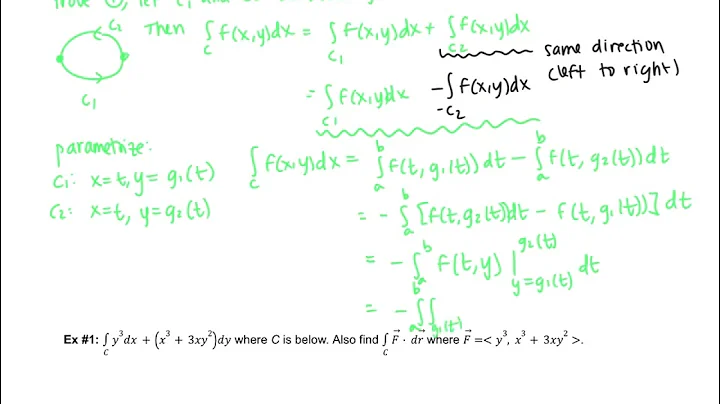 Calc 3 16.4 Notes: Green's Theorem