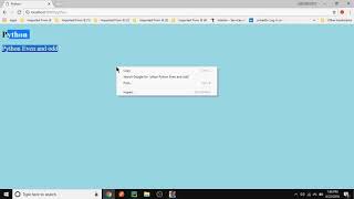 Python making a web page using Flask,Html,CSS