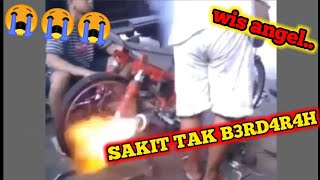 AMBYAR!!! KOMPILASI MESIN MOTOR DRAG JEBOL - DEFINISI SAKIT TAK B3RD4R4H😭