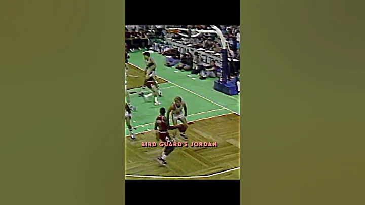 Larry bird vs Michael Jordan 😯 #shorts #nba