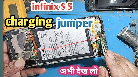 Infinix S5 charging jumper | infinix x652 charging jumper