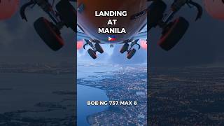 Landing At Manila 🇵🇭 | Flight Simulator 2024 #aviation #avgeek