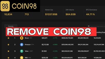 How to Delete/ Remove Coin98 Wallet 2024?