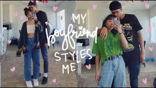 my boyfriend picks my outfits for a week *cute fits*