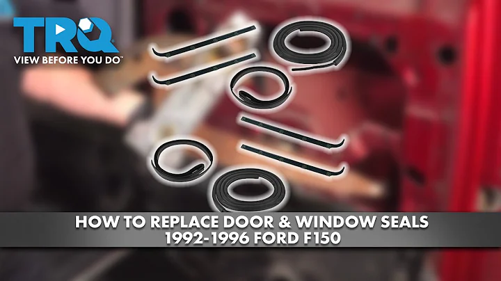 How to Replace Door and Window Seals 1992-1996 Ford F-150