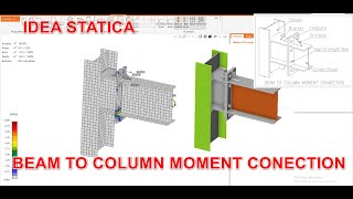 COLUMN TO BEAM RIGID PLATE CONECTION IN IDEASTATICA screenshot 4