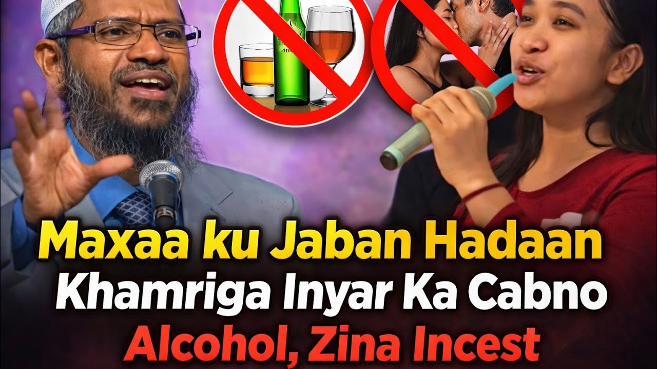 Maxaa Ku Jaban Hadaan Khamriga inyar Ka Cabno || Dr Zakir Af-Somali