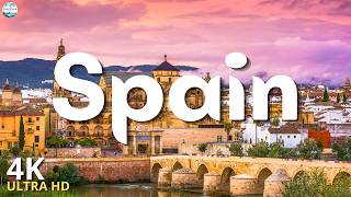 Spain in 4K - Beautiful Coastlines, Cities & Peaceful Travel Music