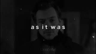 Download lagu harry styles - as it was (slowed   reverb)