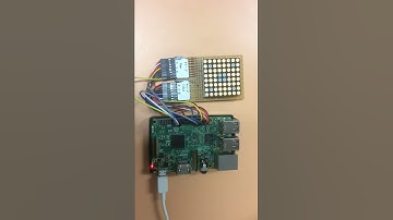 【ラズパイ】ROSによるドットマトリクスLEDの制御