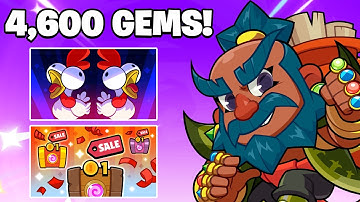 CRAZY Squad Busters 4,600 Gems Game...