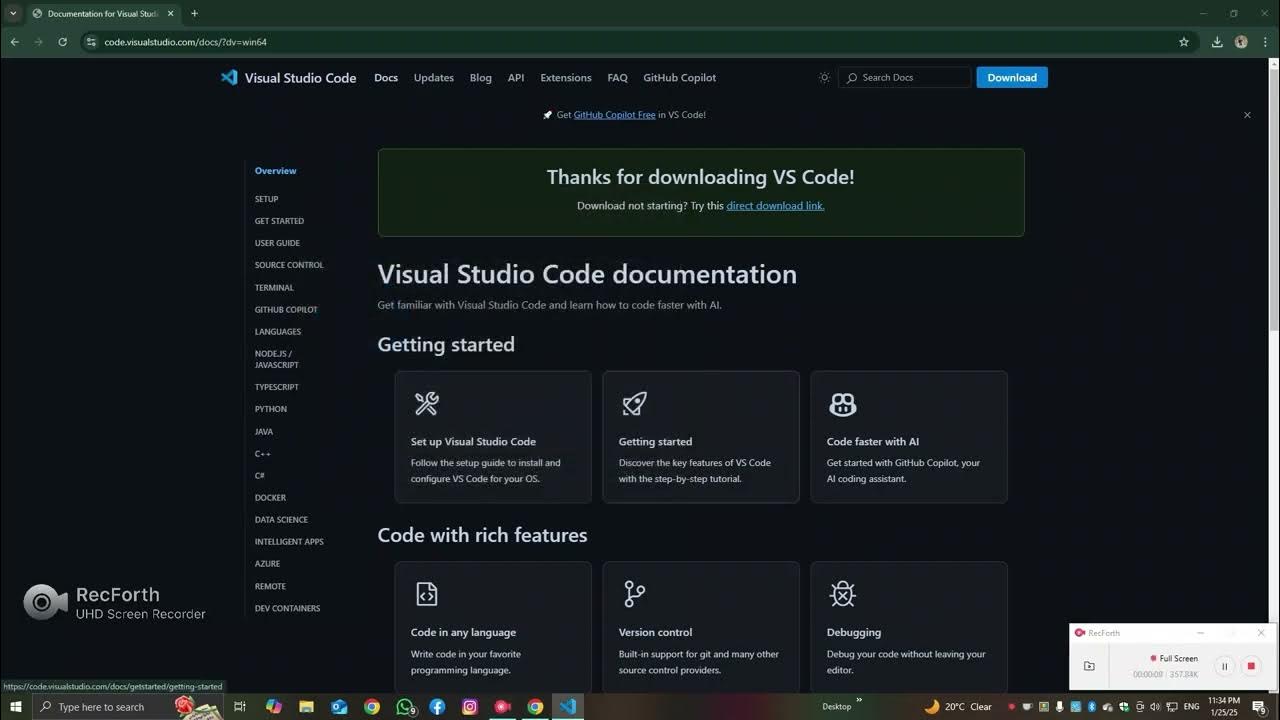 vs code installation | visual studio code install in windows 10 visual ...