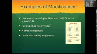 Accommodations for Instruction and Assessment