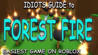 How To Get *Forest Fire ending* in EASIEST GAME ON ROBLOX