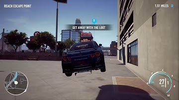 NFS payback Nissan gtr, bait crate full police chase