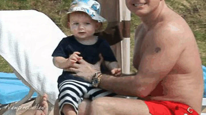 Elton John, David Furnish & son Zachary: Blessed