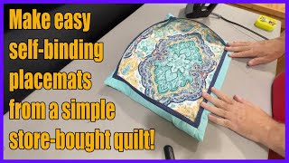 Store-Bought Quilt Hack #5: Self-Binding Placemat