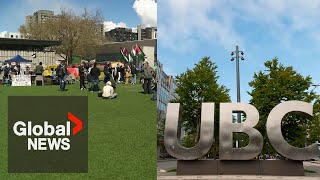 Ubc Pro-Palestinian Protesters Set Up Encampment On Campus