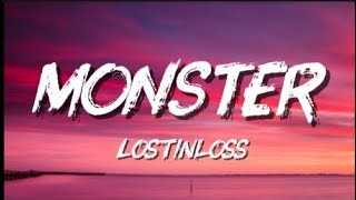 MONSTER - LOSTINLOSS - (LYRICS) COVER  screenshot 4