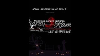 JANGAN KHIANATI AKU - Azlan and The Typewriter DCMD Rock VERSION (KARAOKE) By @harey3rambu