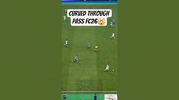 CURVED THROUGH PASS 🎯 GAME CHANGER! #fc26