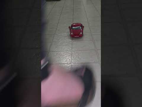 Model car crushed in blowfish wedges #asmrcrush #asmrcrunch #modelcarcrush #asmrsounds #crushingasmr