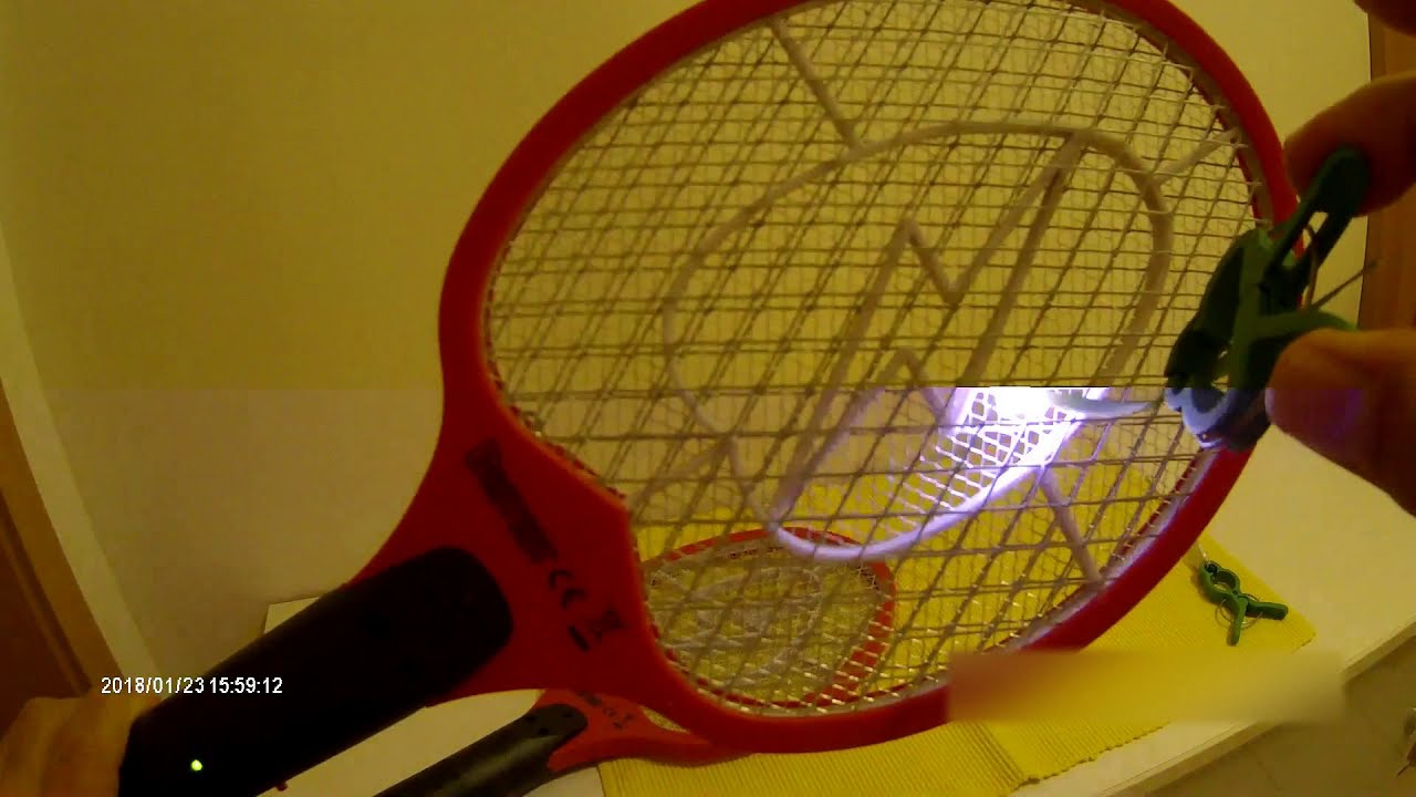 Elektrische Fliegenklatsche mit viel Power - YouTube