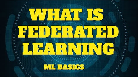 Wat is Federated Learning #machinelearning #tutorial
