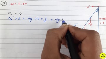 HC VERMA SOLUTION | Rotation  | Chapter 10 | Question 42 | Free  Doubt Solution .