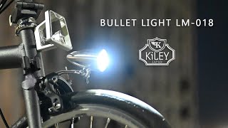 KiLEY USB Rechargeable Bullet Light - Retro Design headlight