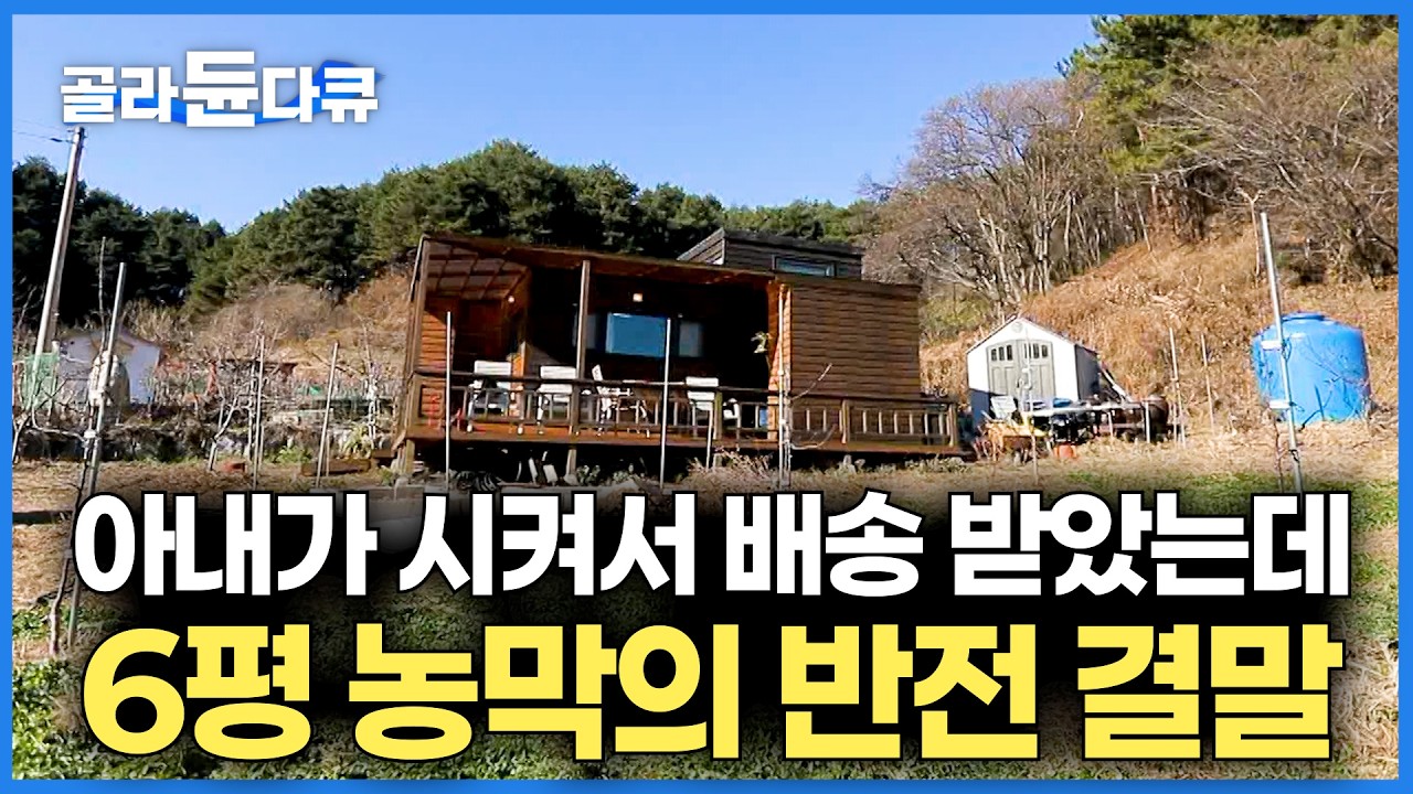 은퇴 후 아내가 시켜서 지은 6평 농막. 이렇게 좋을 줄 몰랐다. 농막 하나로 매일 일출보는 여유로운 노후가 시작된 노부부｜건축탐구 집｜#골라듄다큐