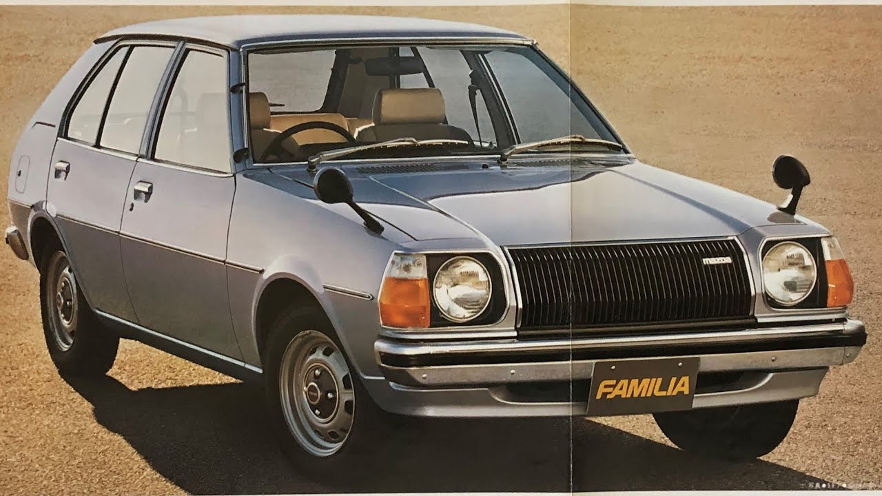 Mazda Familia マツダ ファミリアAP 旧車 カタログ - YouTube