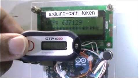 Arduino Oath Token Synchronized with Feitian Oath Token