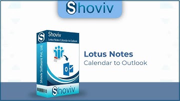 Shoviv Lotus Notes Calendar to Outlook Software