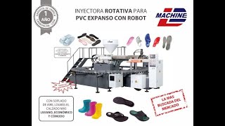 Inyectoras Rotativas Calesitas para fabricacion de Calzado. Ademas, matriceria moldes y perifericos