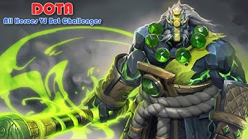 DOTA - All Heroes VS Bot Challenger #030 | Earth Spirit 1 vs 5 Bot - Sirius AI 1.6.3